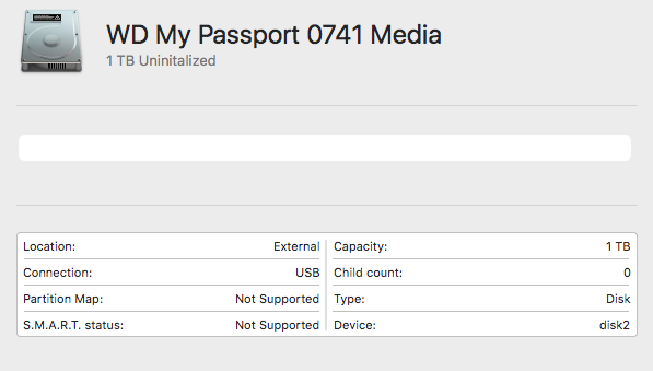 wd passport for mac flashing not working